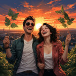 В лучах сибирского заката...